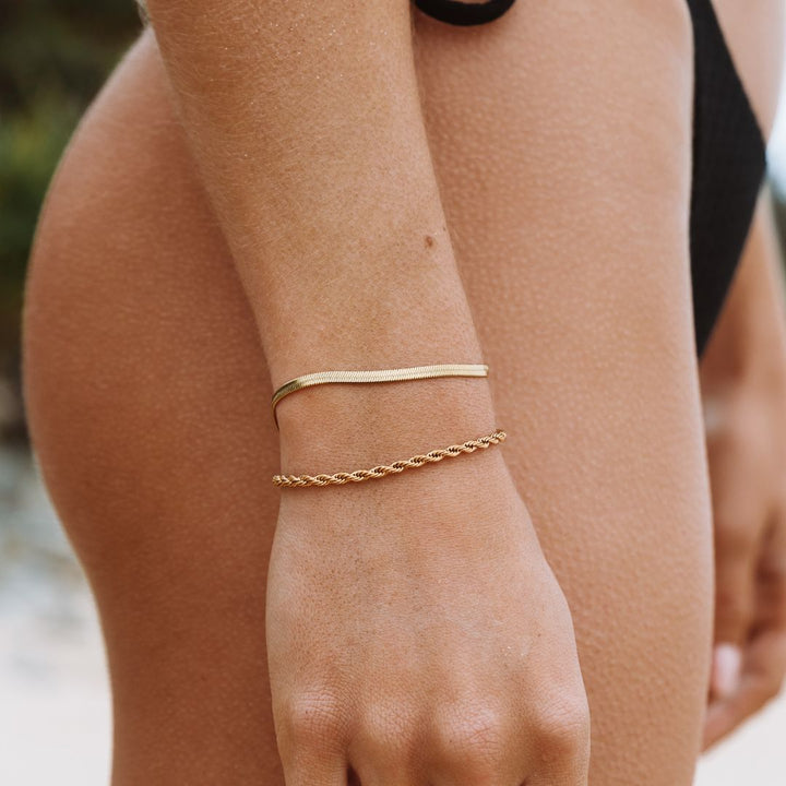 Fischgrätenarmband - Lana