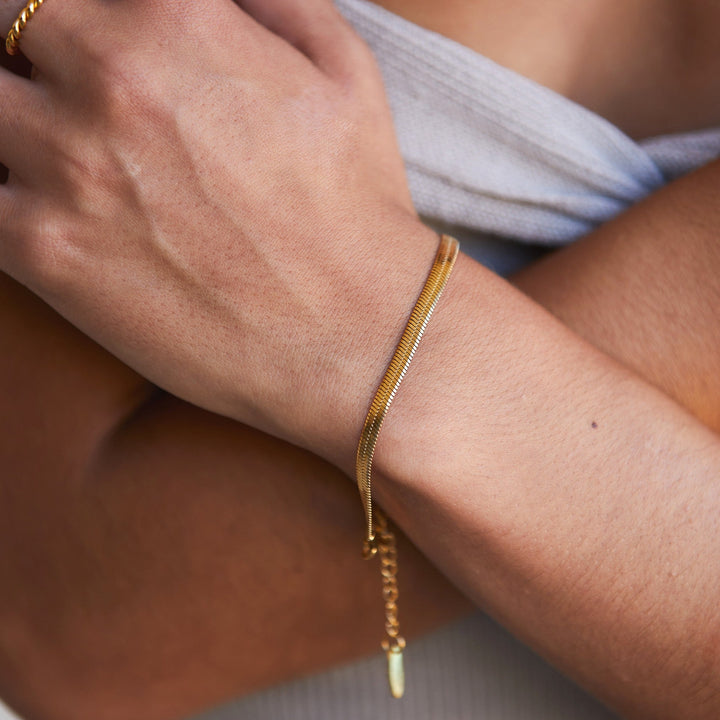 Fischgrätenarmband - Lana
