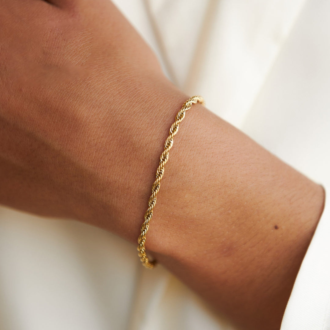 Gedraaide Schakel Armband - Sienna