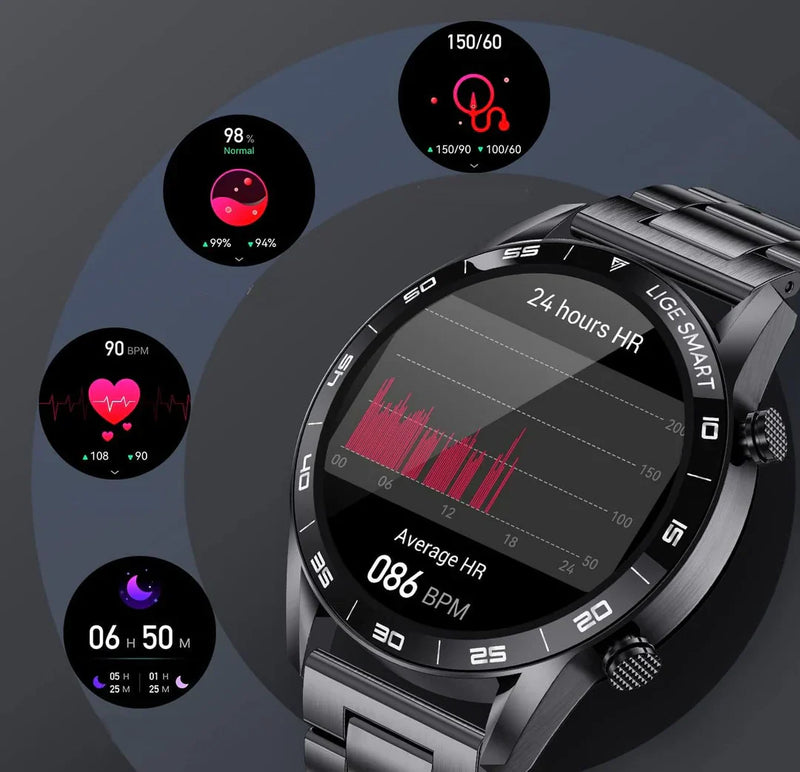 Luxe Heren Smartwatch – Axel