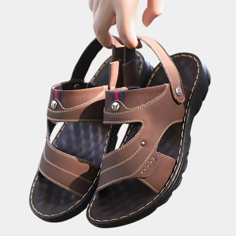 Lässige Ledersandalen für Herren - Leon