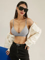 Vorgeformte Bralette | Mit tiefem V-Ausschnitt