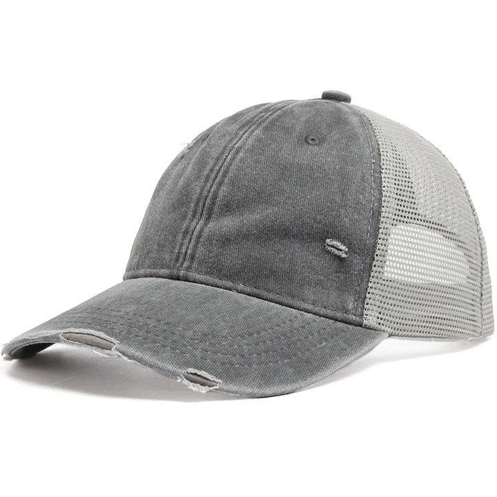 Cap mit Flechtöffnung & Mesh-Design – 1 kaufen, 1 gratis – Liora