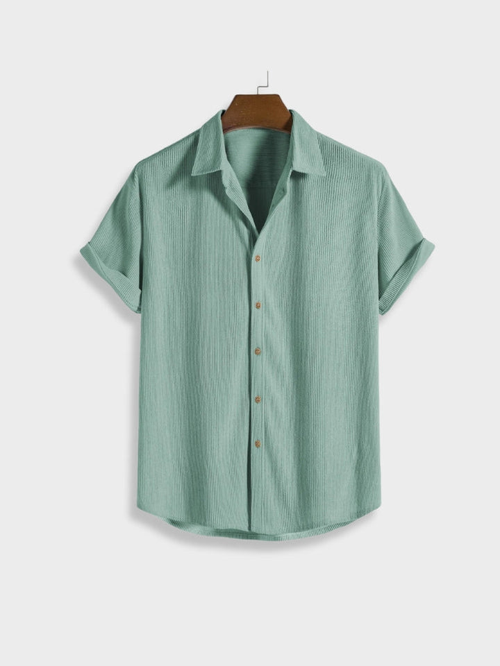 Herren Corduroy Sommer-Set mit Knopfverschluss – Sven