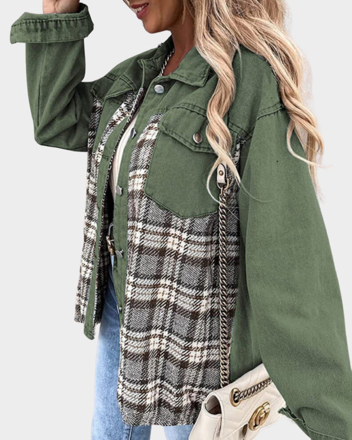 Dames Denimjacket met Moderne Stijl – Amélie