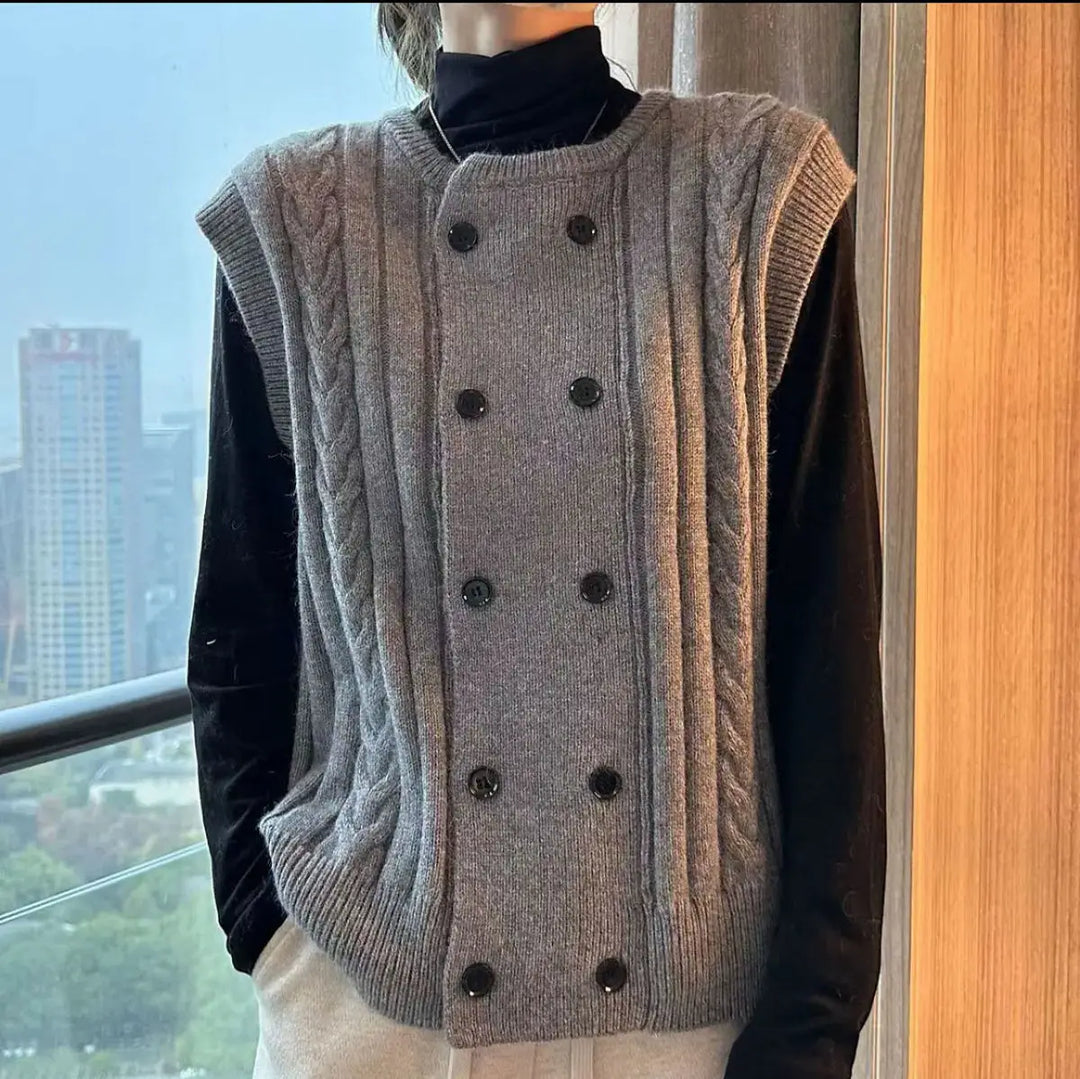 Grace Knitted Vest | Warm & Trendy