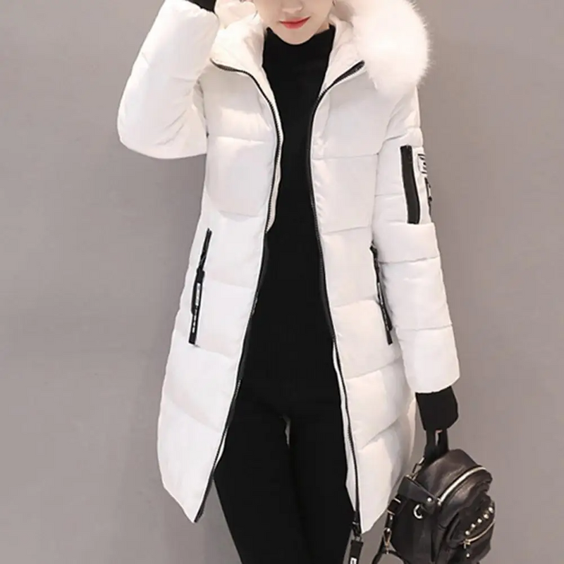 Bequeme winddichte Damen-Winterjacke - Elinora