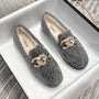 Crystalline Winter Loafers | Warm & Modisch
