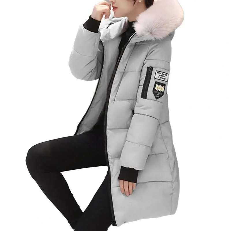 Bequeme winddichte Damen-Winterjacke - Elinora