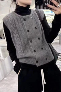 Grace Knitted Vest | Warm & Trendy