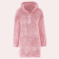 Weicher warmer Winterpullover mit Reißverschluss für Damen - Maëlle
