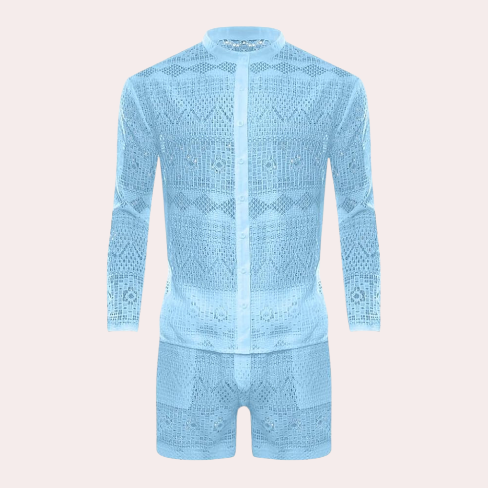 Luftiges Spitzen-Sommeroutfit für Herren - Cai
