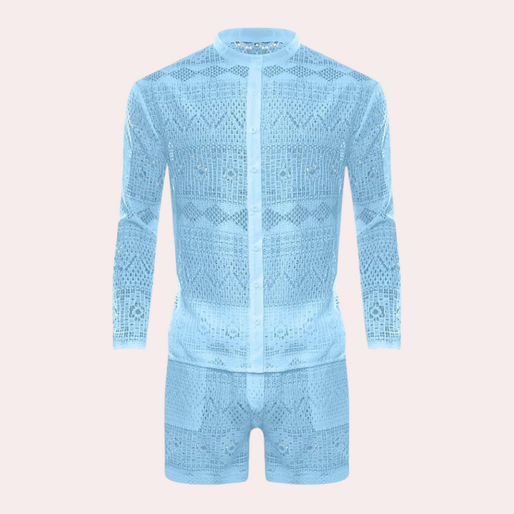 Luftiges Spitzen-Sommeroutfit für Herren - Cai