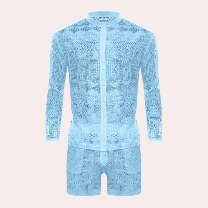 Luftiges Spitzen-Sommeroutfit für Herren - Cai
