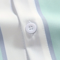Minimalistisches gestreiftes Hemd mit Knopfleiste - Felix