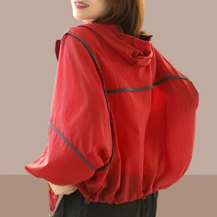 Luchtige Dames Zomer Hoodie Jas met Oversized Pasvorm – Zoë