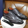 Handgefertigte Herren-Oxford-Schuhe aus Leder – Valentin