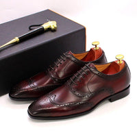 Handgefertigte Herren-Oxford-Schuhe aus Leder – Valentin