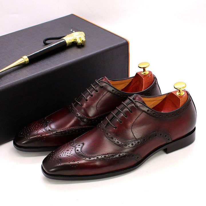 Handgefertigte Herren-Oxford-Schuhe aus Leder – Valentin