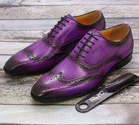 Handgefertigte Herren-Oxford-Schuhe aus Leder – Valentin