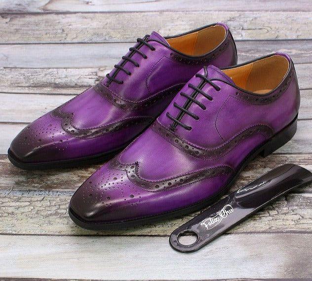 Handgefertigte Herren-Oxford-Schuhe aus Leder – Valentin