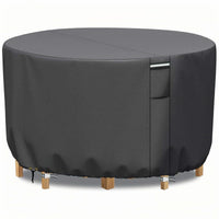 Heavy-Duty Round Patio Furniture Cover with Air Vent 10