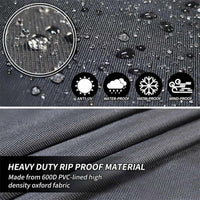 Heavy-Duty Round Patio Furniture Cover with Air Vent 3