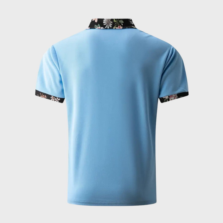 Herren-Poloshirt mit dezentem Druck - Noah