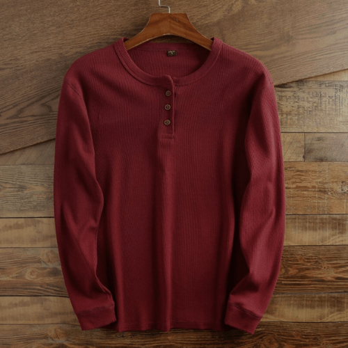 Heren Shirt met Wafelstructuur - Mason