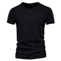 Men's Crew Neck T-Shirt with Slub Yarn Texture 6