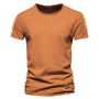 Men's Crew Neck T-Shirt with Slub Yarn Texture 8
