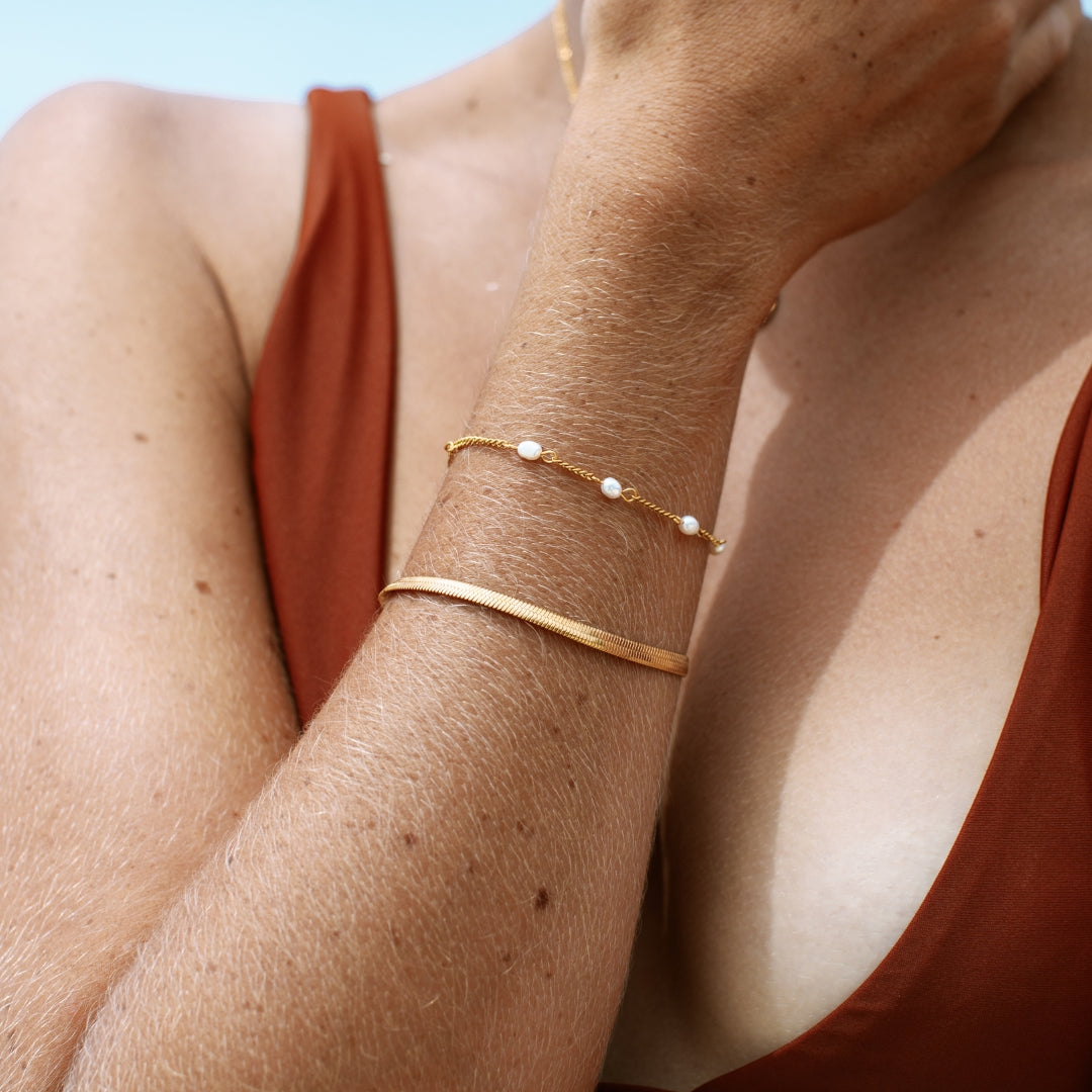 Fischgrätenarmband - Lana
