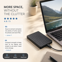 External HDD 10TB – Portable USB 3.0 Hard Drive for Files & Backups 6
