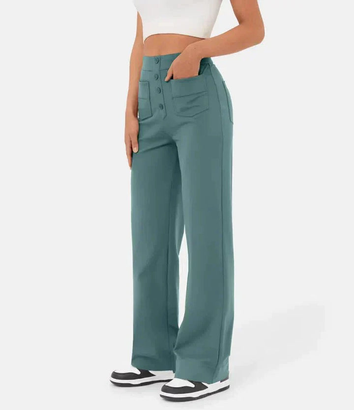 Flexible hochtaillierte Hose - Luna