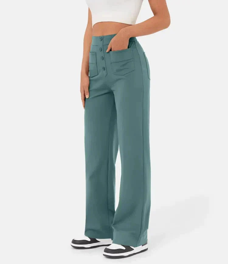Flexible hochtaillierte Hose - Luna