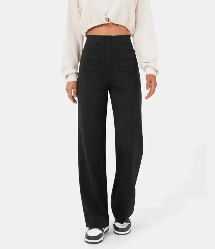 Flexible hochtaillierte Hose - Luna
