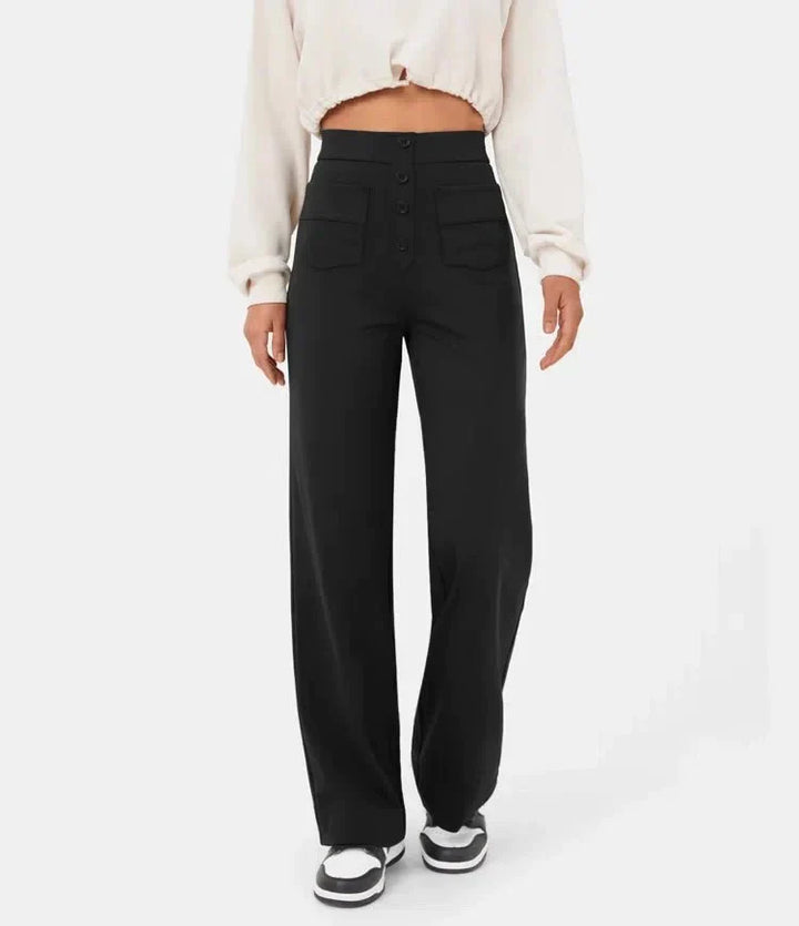 Flexible hochtaillierte Hose - Luna