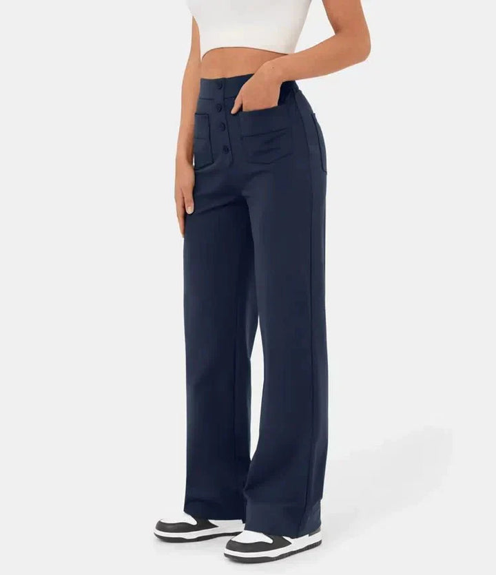 Flexible hochtaillierte Hose - Luna
