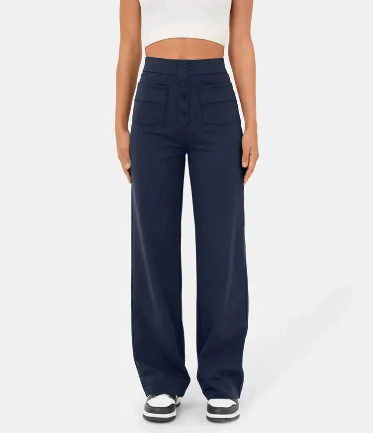 Flexible hochtaillierte Hose - Luna