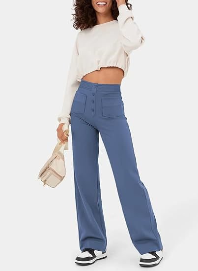Flexible hochtaillierte Hose - Luna