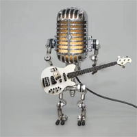 Decoratieve Microfoon Robotlamp met Gitaar – Max