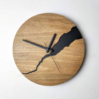 Luxe Houten Wandklok – Nuvoro