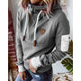 Legerer Hoodie in Einfarbiger Farbe - Luna