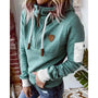Legerer Hoodie in Einfarbiger Farbe - Luna