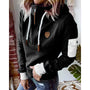 Legerer Hoodie in Einfarbiger Farbe - Luna