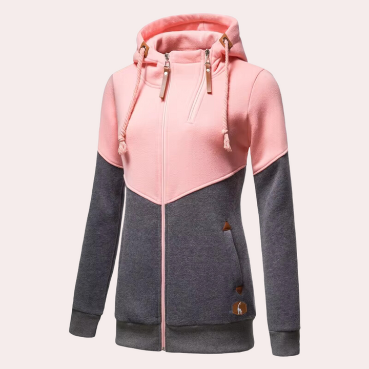 Sportliche Damenjacke mit Reißverschluss - Nora