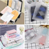 Reusable Matte Zip Bags – 40-Pack Clothing Storage Covers with Ventilation Holes (Buy 1, Get 1 FREE)