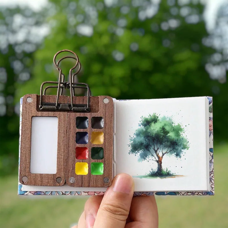 Compacte Creativiteit Altijd en Overal - KunstZet Waterverfset