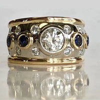 Goldring mit Zirkonia-Einlage - Elina