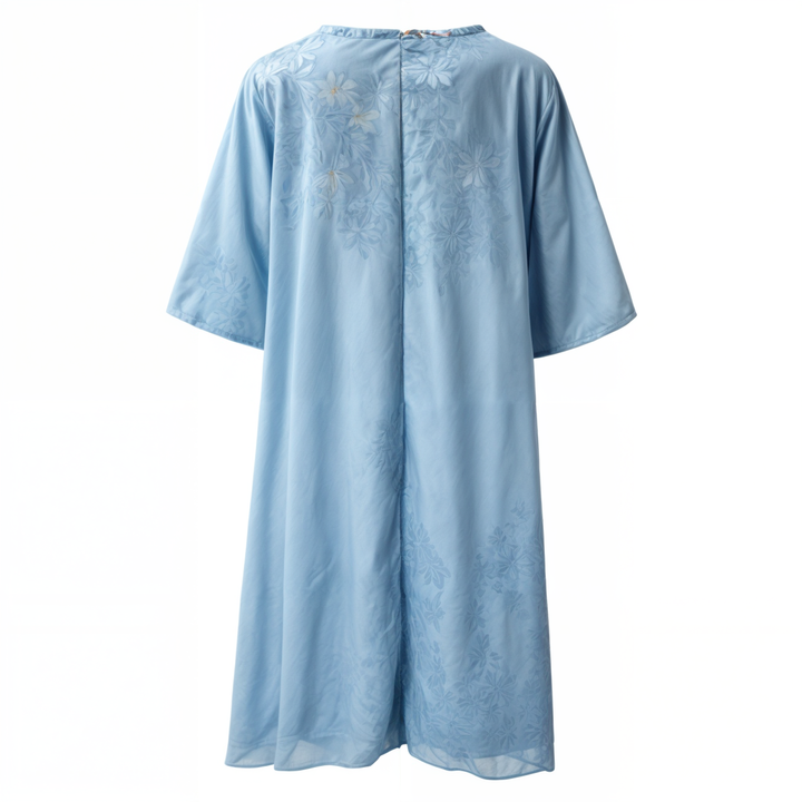 Stijlvol Gebloemd A-lijn Jurk met Vest voor Dames - Miray